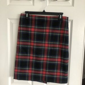 J. Crew Factory Tartan Plaid Skirt